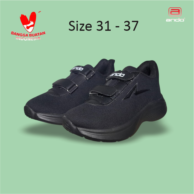 SEPATU ANDO THOMAS PEREKAT /SEPATU ANAK SEKOLAH ANDO THOMAS /SEPATU ANAK LAKI-LAKI/ SEPATU SEKOLAH A