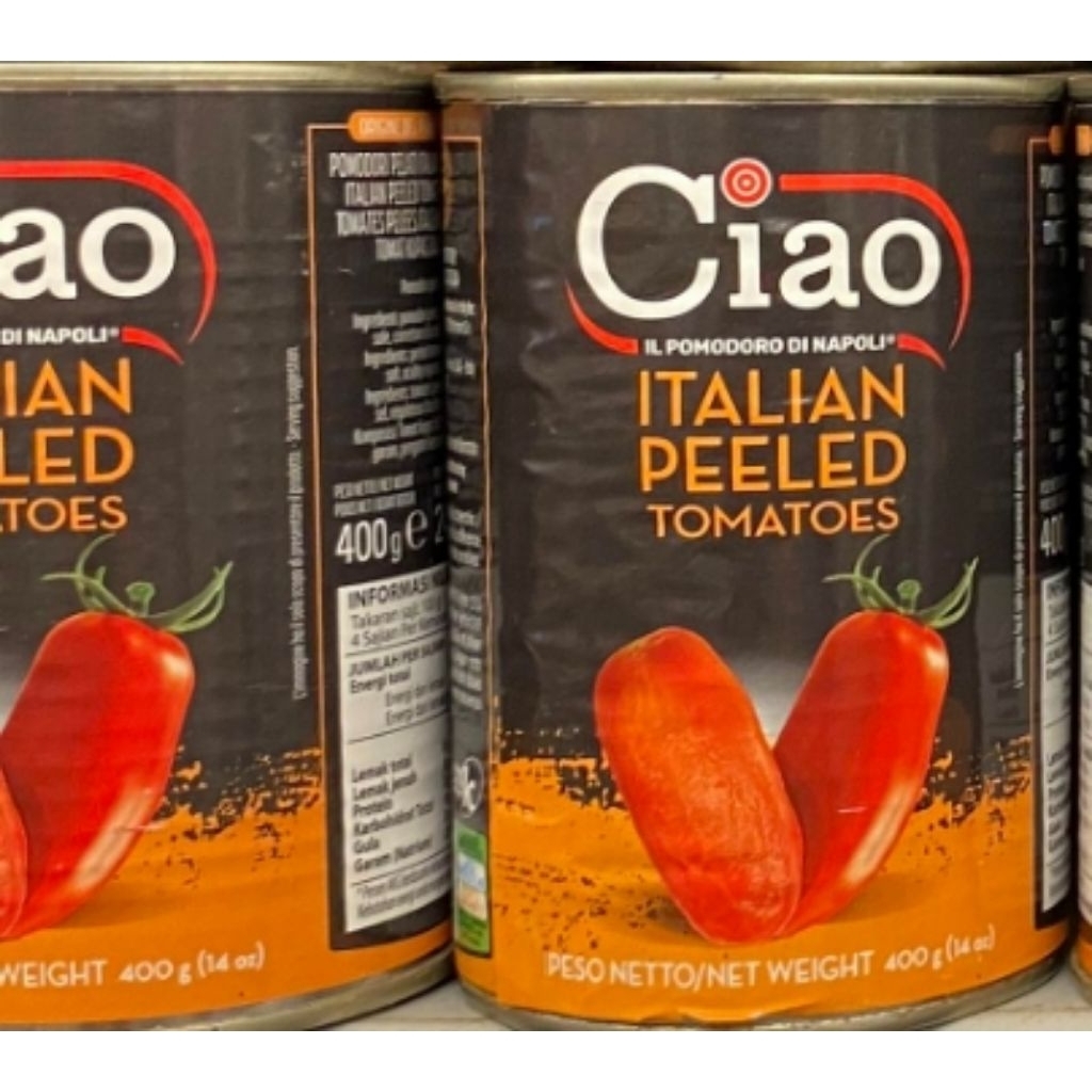 400Gram Ciao italian peeled tomato