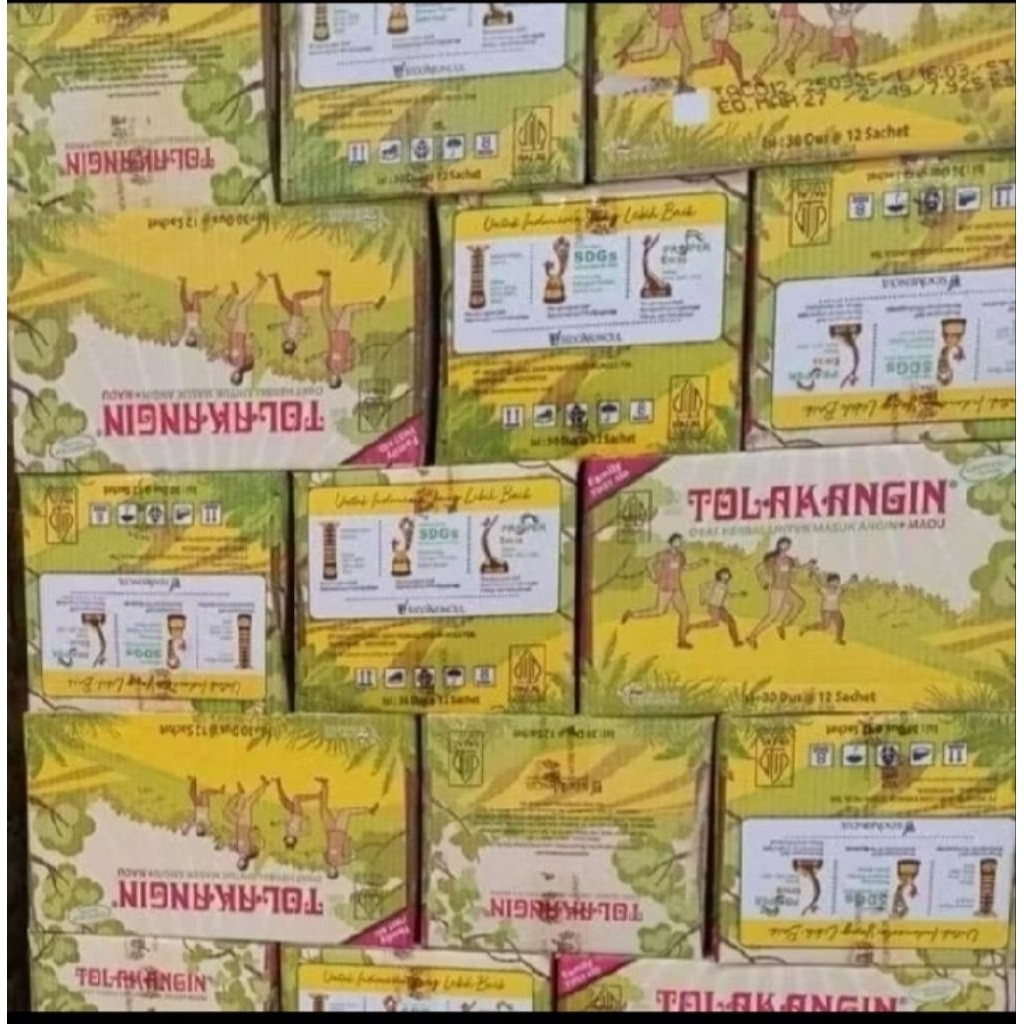 tolak angin cair 1karton isi 30dus