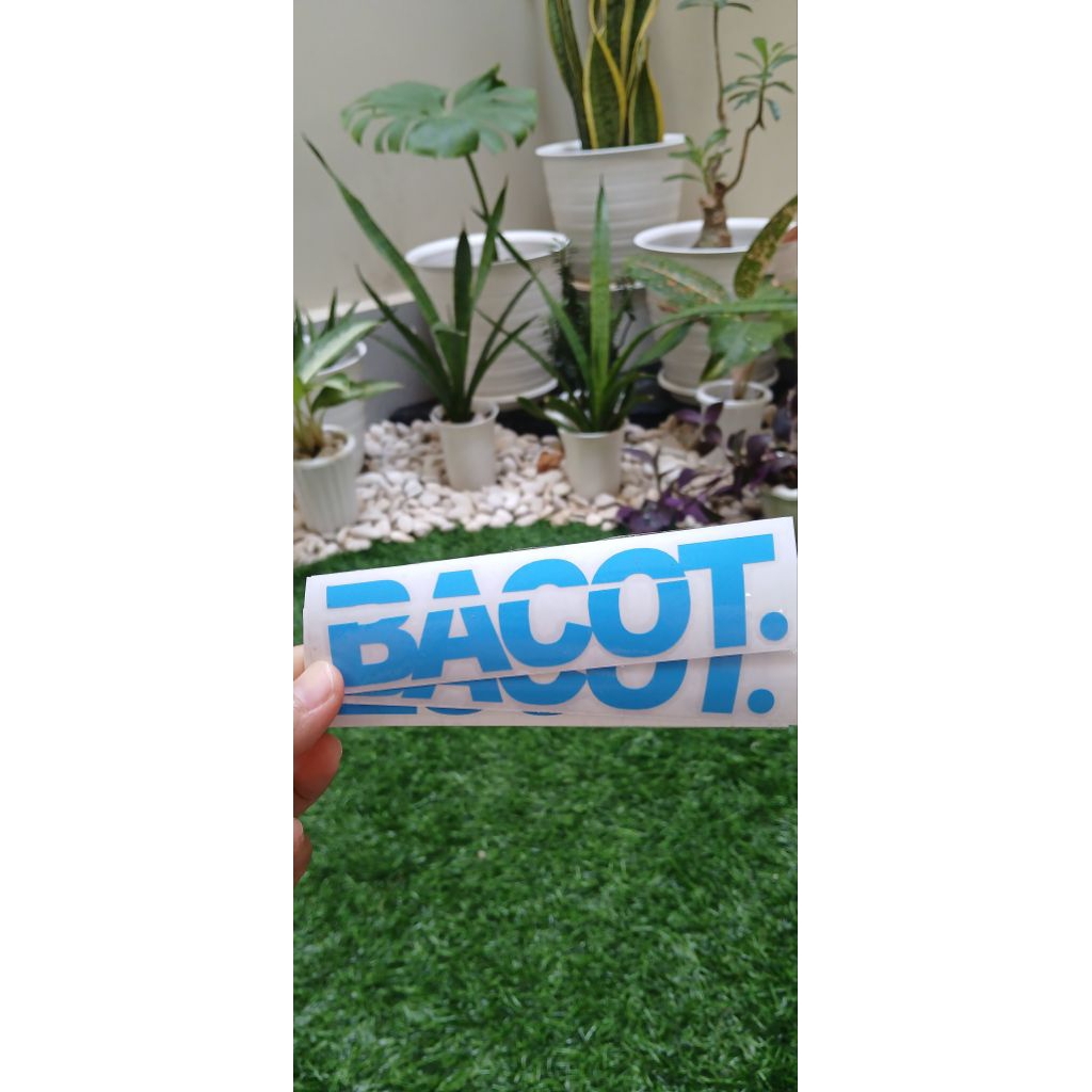 Sticker Cutting Bacot sticker motor sticker mobil stiker helm anti air