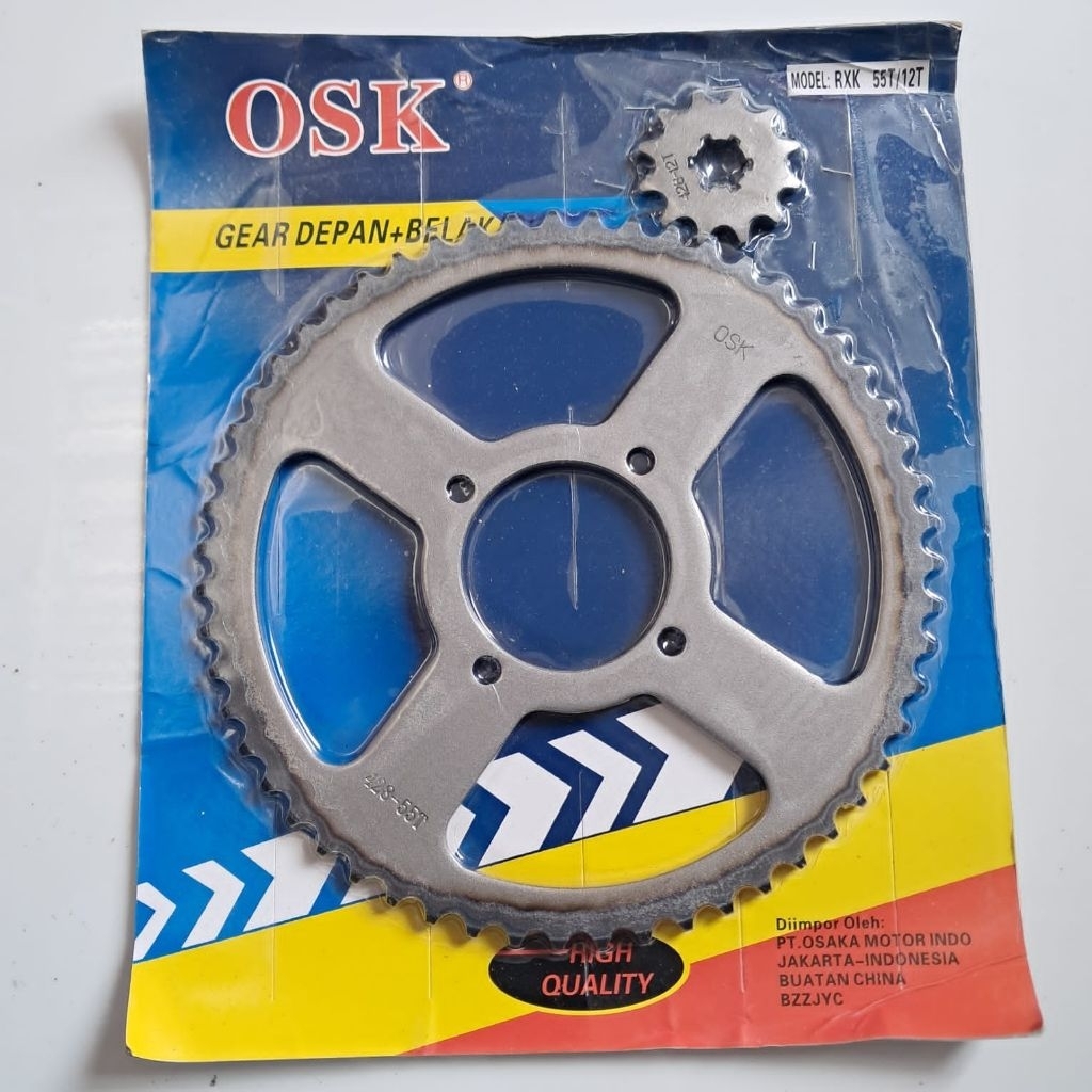 GIR GEAR BELAKANG 55T YAMAHA RX KING JUPITER Z F1ZR VEGA R JUPITER TERMURAH KUALITAS BERKELAS
