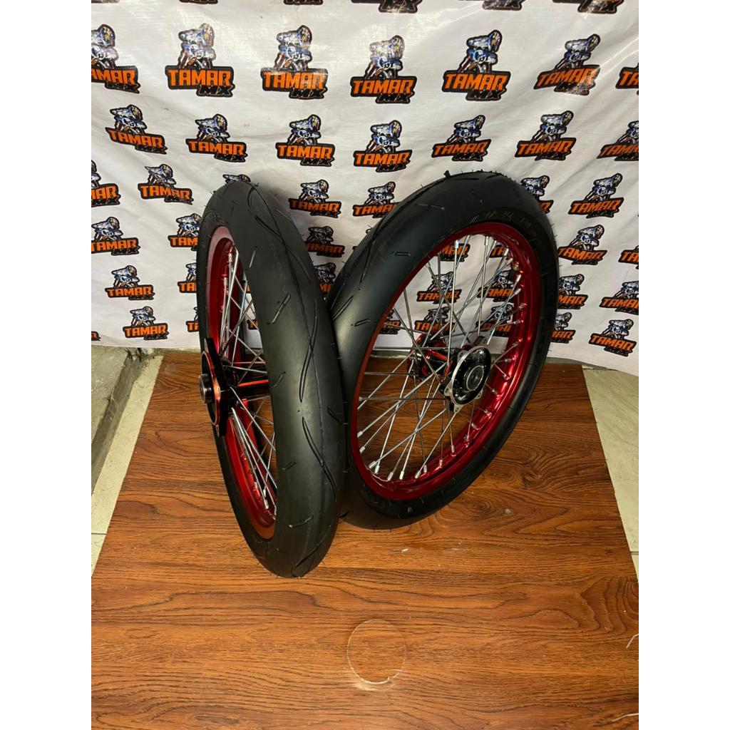 Roda surex/Semi Cacing Velg Rossi  KLX 140/160-17-Ban Primaax 01
