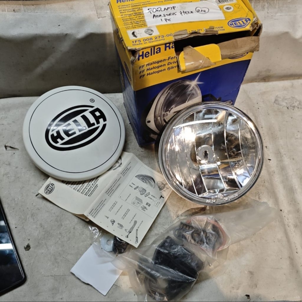 LAMPU TEMBAK HELLA RALLYE 1000 FF ORIGINAL MADE IN GERMANY