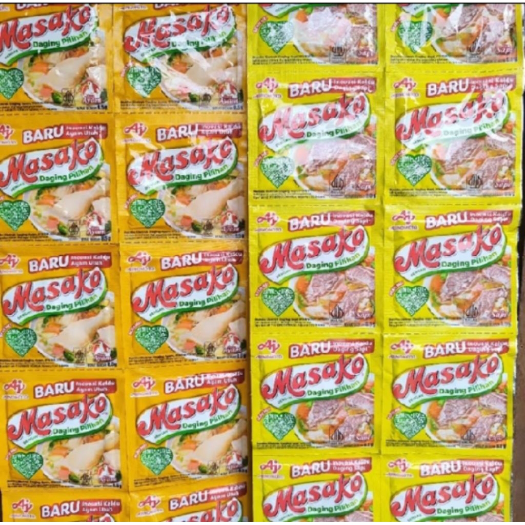 Masako Renceng 1/2 Dus (30lsn) Dan 1 Dus (60lsn) Masako Ayam Masako Sapi