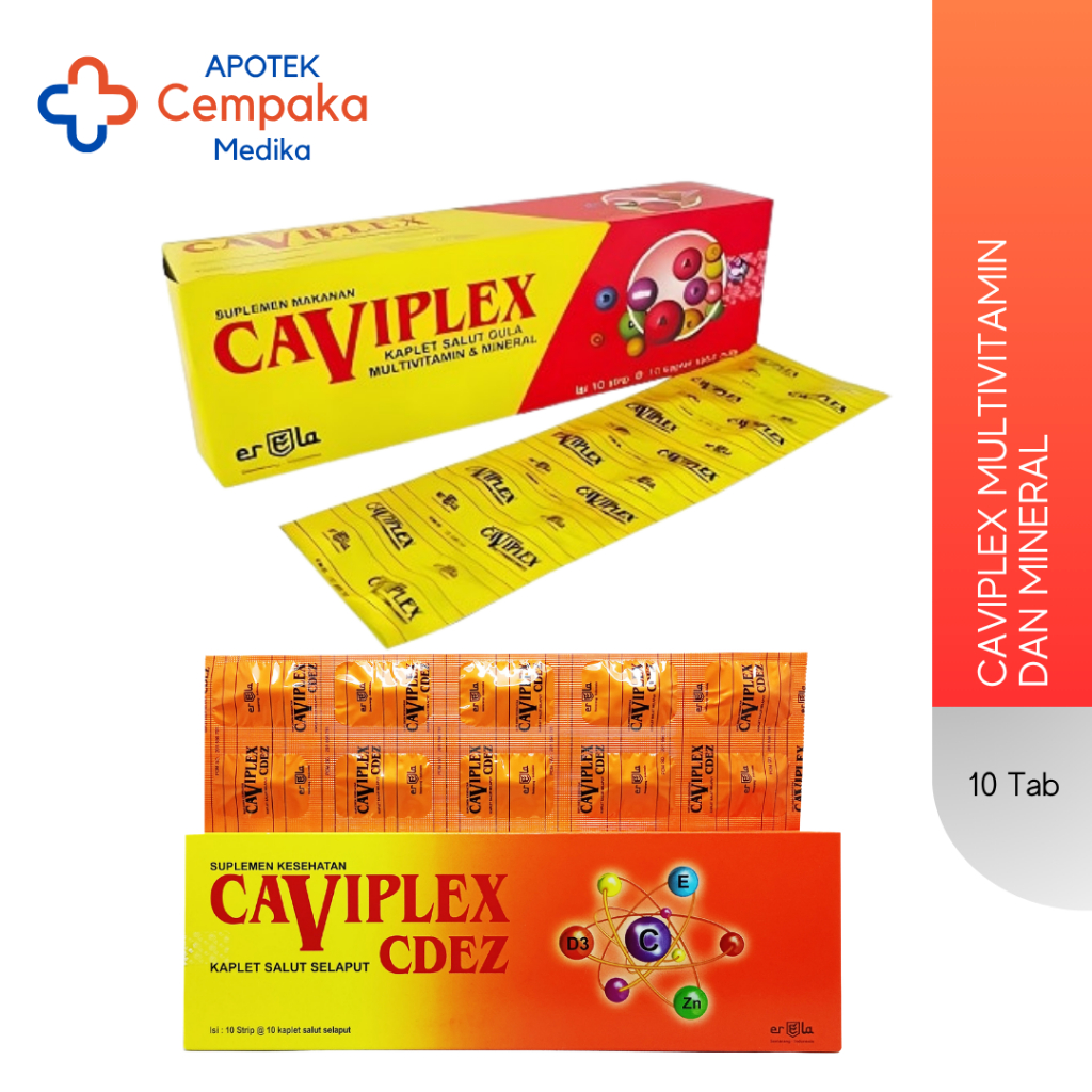 CAVIPLEX Multivitamin dan CAVIPLEX CDEZ / Caviplex Multivitamin Tablet