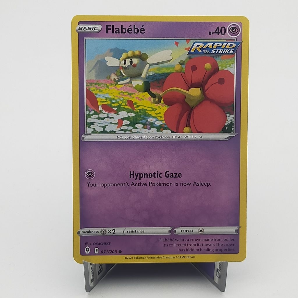 Kartu TCG Pokemon EN Original Flabebe EVS Evolving Skies 071/203