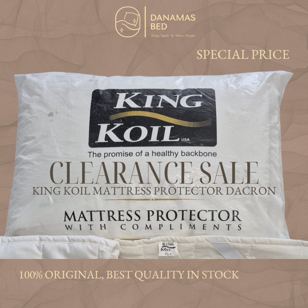 [CLEARANCE SALE] King Koil Mattress Protector (MP) Dacron Pelindung Matras
