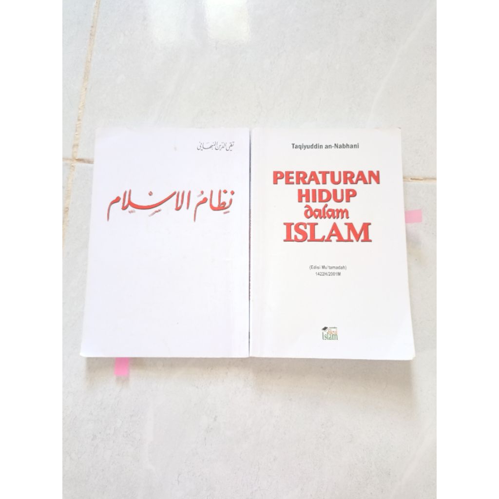 buku kitab daulah peraturan hidup dalam islam 1 set arab dan terjemah preloved