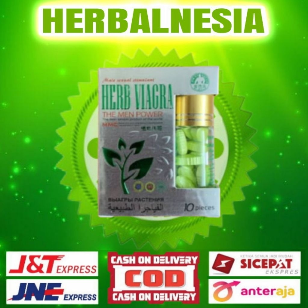 Vigra Herb Hijau 10 Pil Original Suplement Tahan Lama