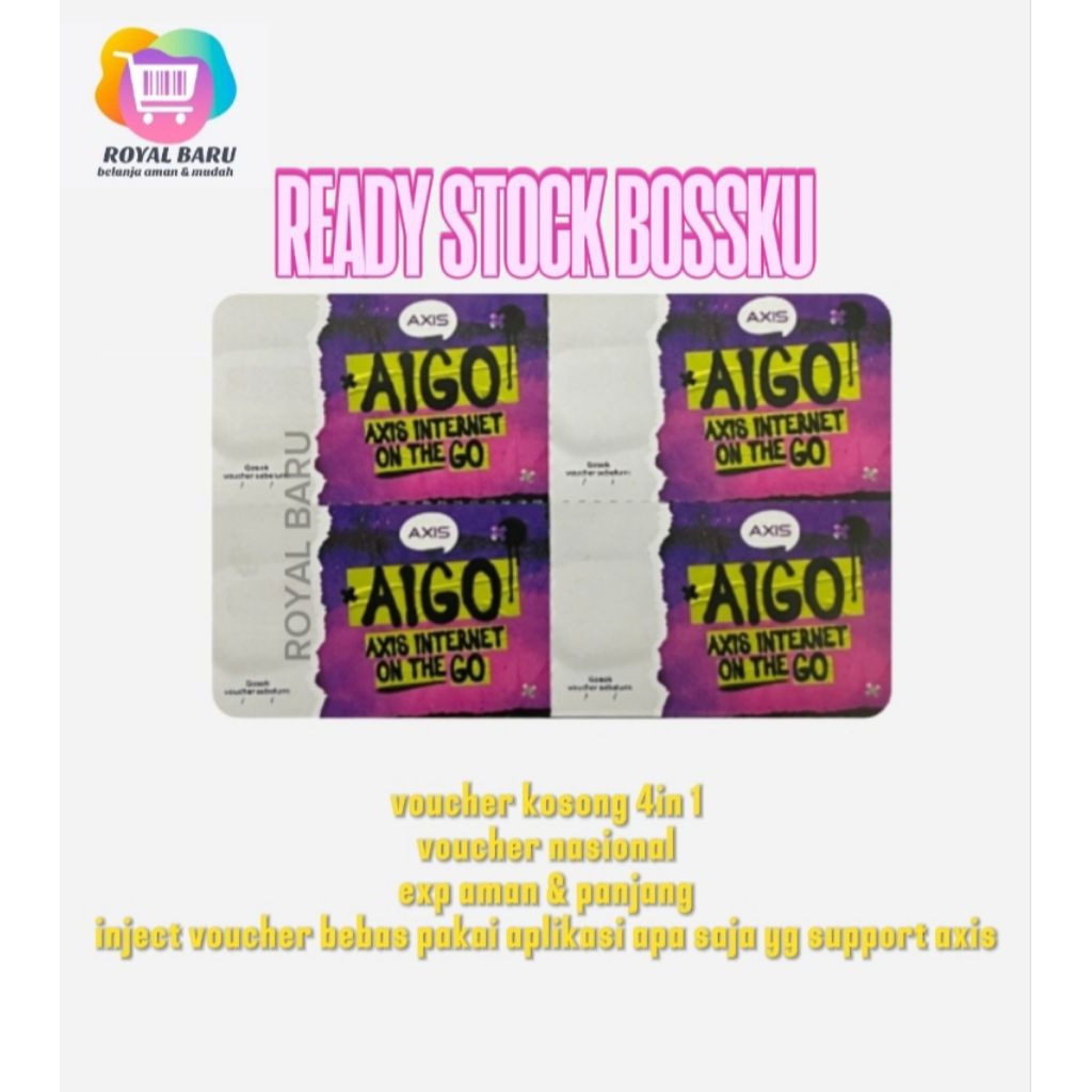 VOUCHER AXIS KOSONG MURAH