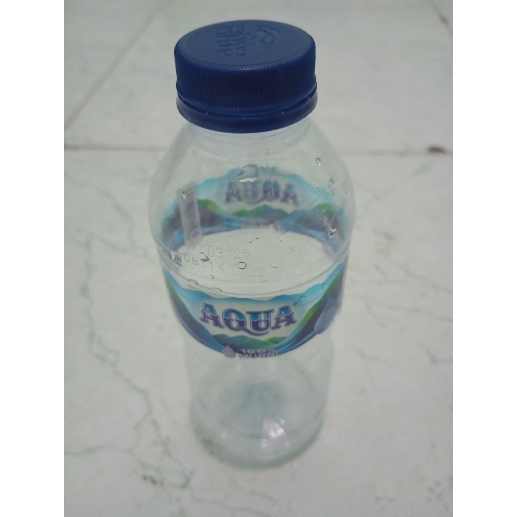 botol aqua kosong 330 ml