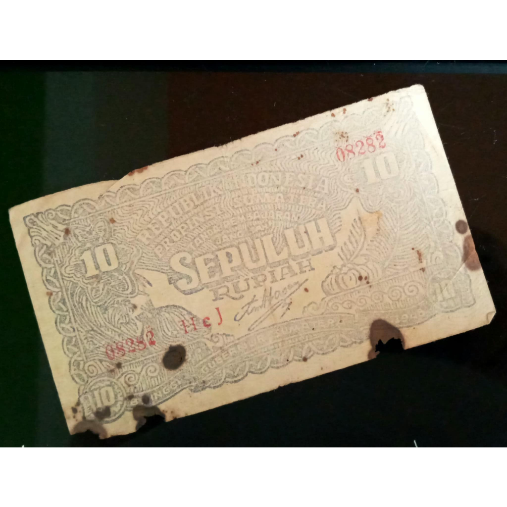 Uang Daerah/ Orida Bukit Tinggi Sumatera 10 Rupiah