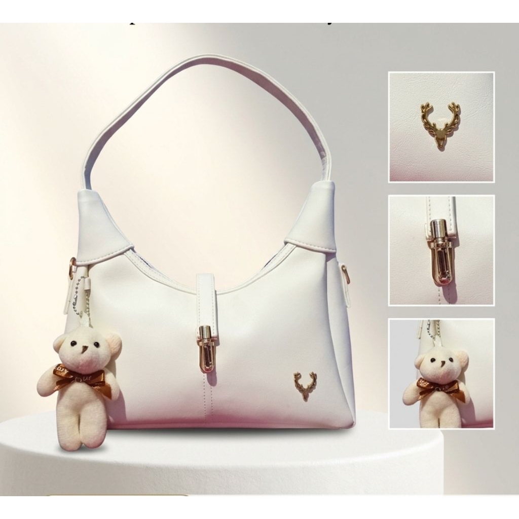 Tas Slingbag Wanita Geisha gantungan Boneka