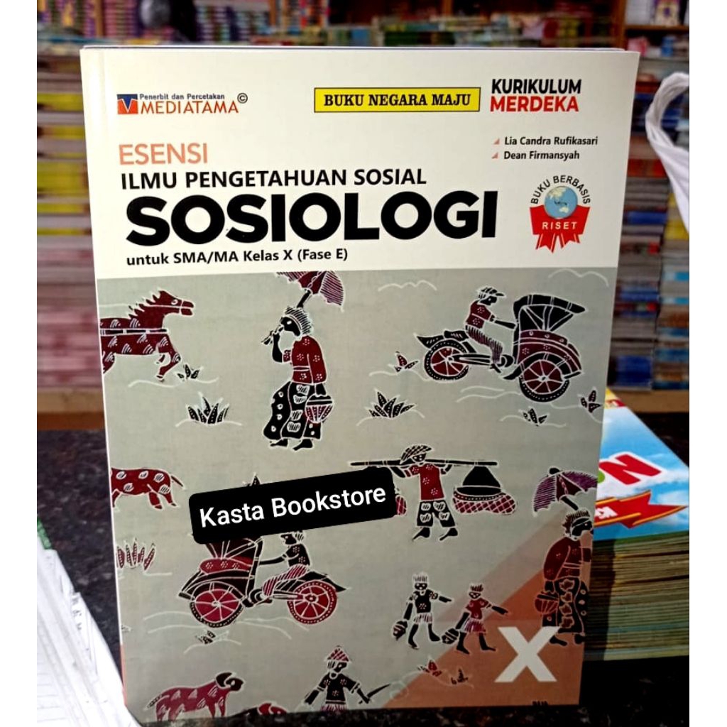 Buku Esensi Sosiologi Kelas 10 Kurikulum Merdeka Mediatama