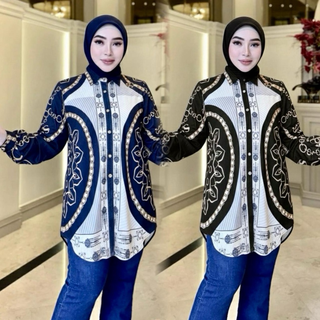SHELLASAUKIA KEMEJA ATASAN BLOUSE ORI BY SHELLASAUKIA