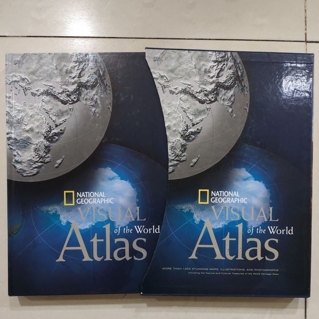 Buku Original NATIONAL GEOGRAPHIC VISUAL ATLAS OF THE WORLD