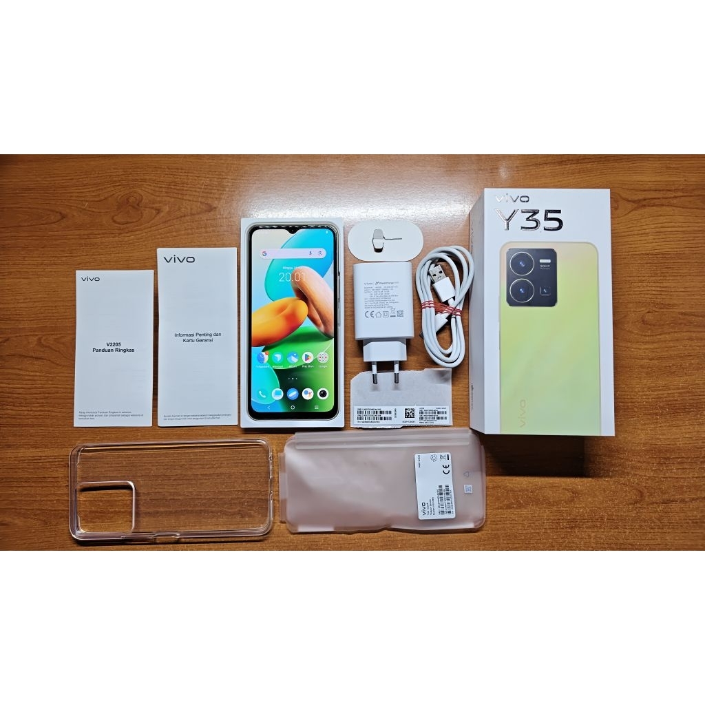 Vivo Y35 4G 8/128 GB Dawn Gold second/seken hp second/hp seken vivo second/vivo seken