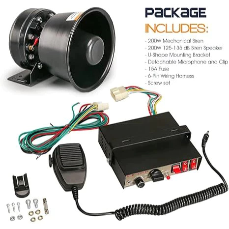 ANDR MODUL SIRINE CJB200W CJB 200W 200 WATT PATWAL ESCORT AMBULANCE