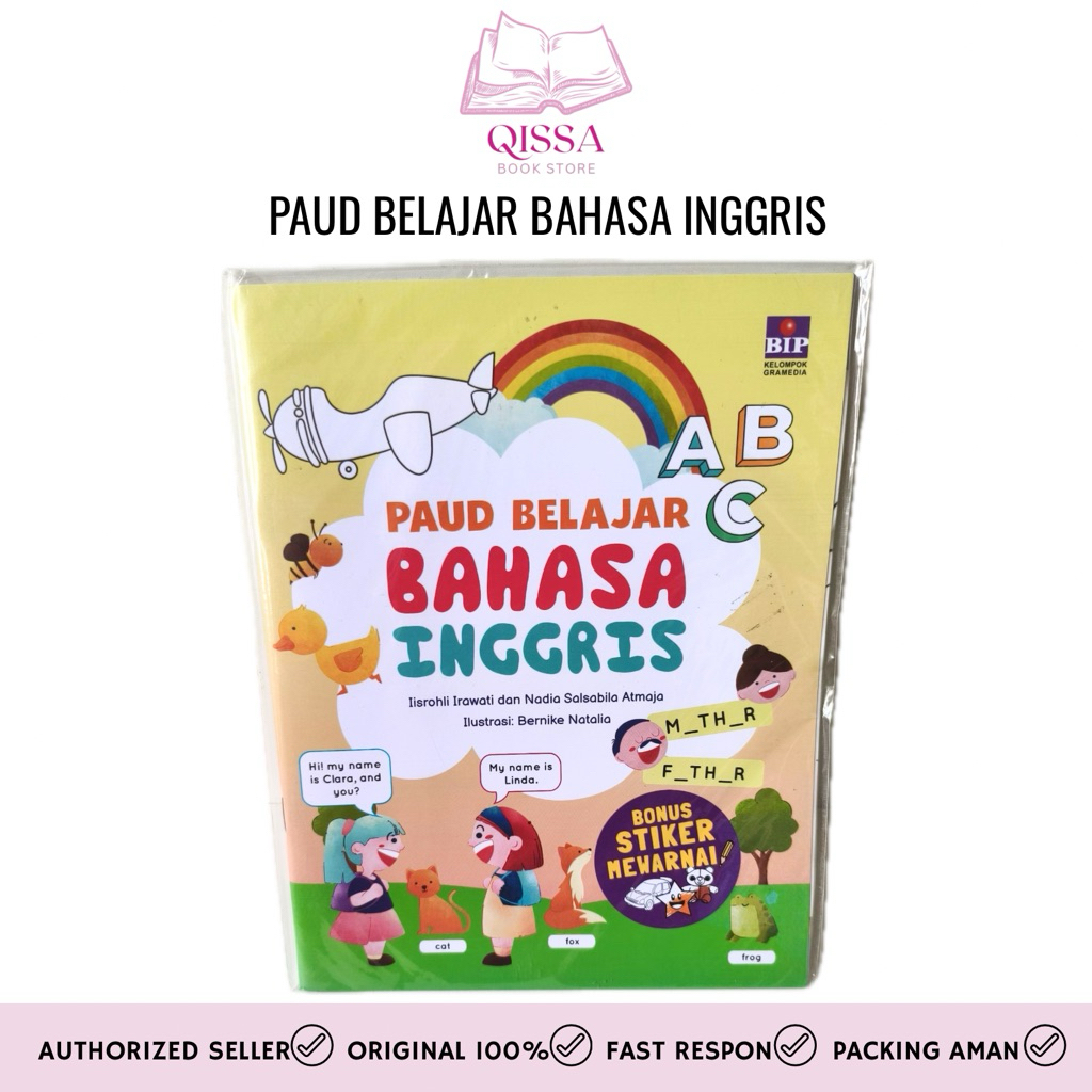 [ READY STOCK ] PAUD Belajar Bahasa Inggris | Buku Anak | Buku Bahasa Inggris Anak