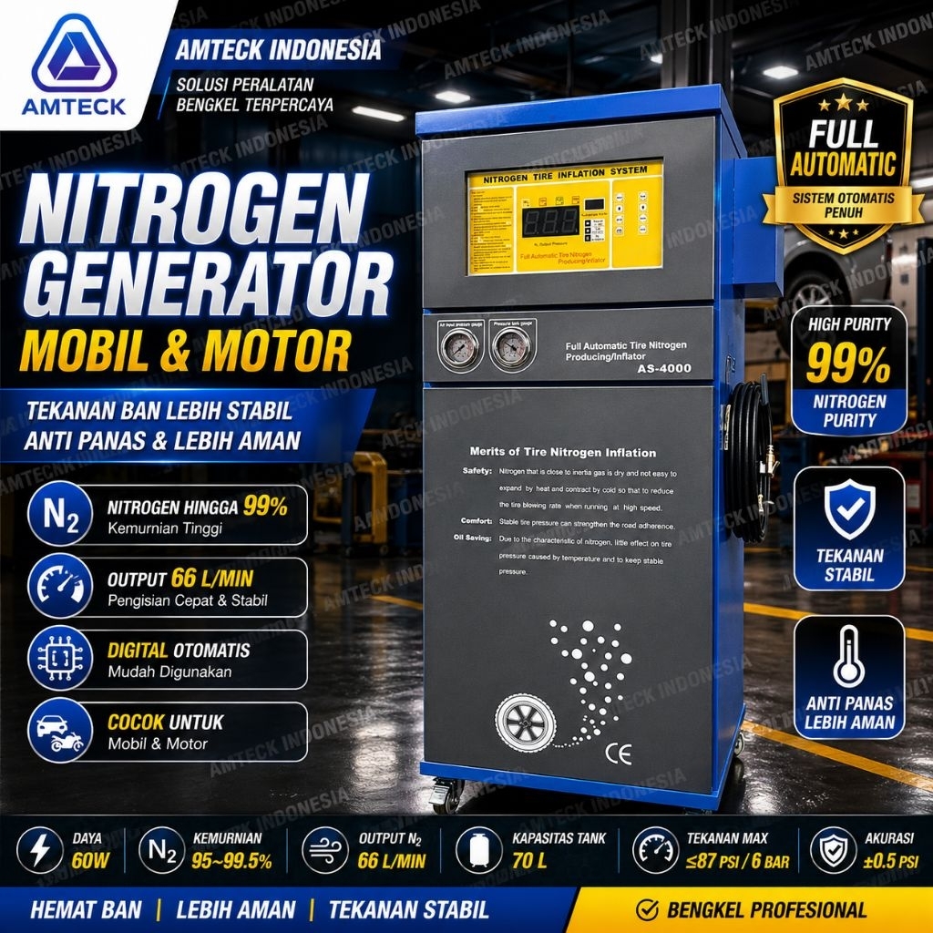 Nitrogen Generator fs4000 Mesin Isi Angin Nitrogen Mobil Motor Otomatis N2 Tire Inflator