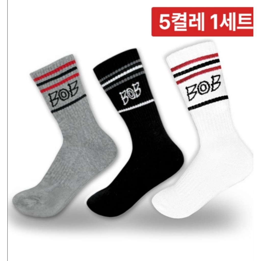 BOB GOLF Men's Long Golf Socks Set of 5 Pairs