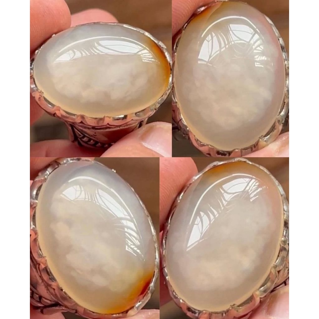 NATURAL CINCIN BATU AKIK PANDAN NANAS SISIK BETHOK JUMBOOO BABON AJIB SUPER
