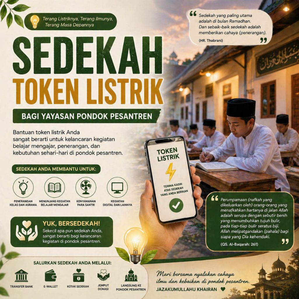 SEDEKAH TOKEN LISTRIK UNTUK PANTI ASUHAN