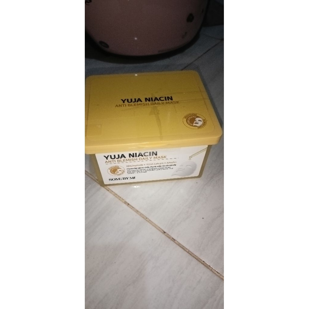 preloved sheetmask some by mi yuja niacin