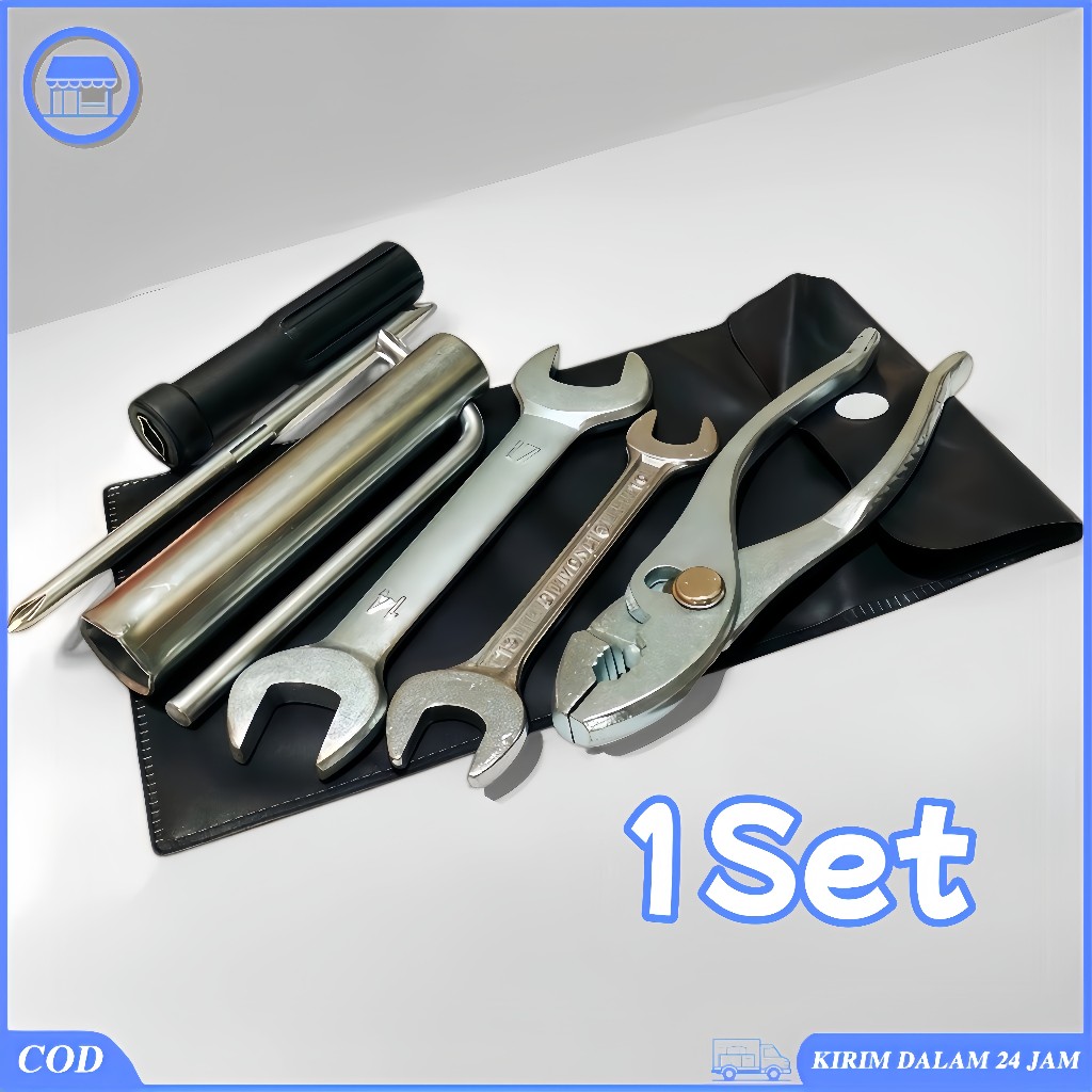 Toolkit motor set/kunci motor lengkap bebek dan matic /kunci busi /kunci pas/tang/obeng