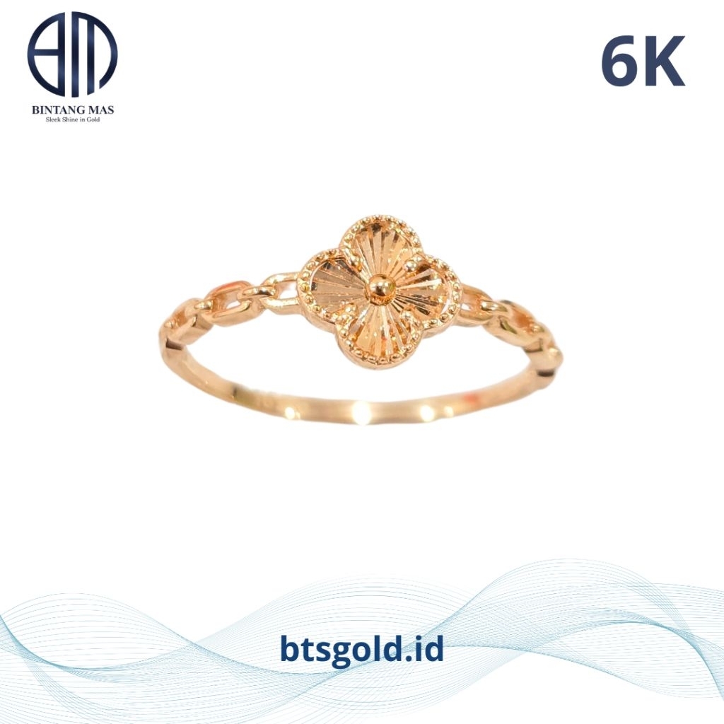 Cincin Emas Alhambra | 6K