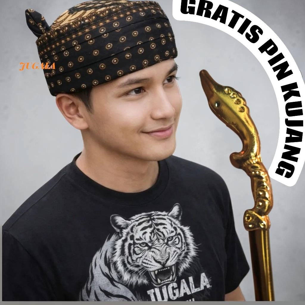 Iket Sunda Candra Sumitar, peci sunda, peci batik ( kualitas super premium ) pembuatan tanpa menggun