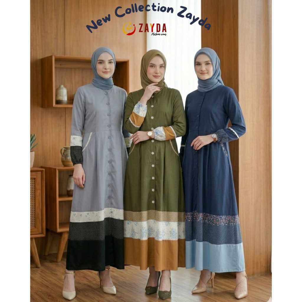 Zayda 164 Series / Gamis Zayda 164 / Gamis Zayda Edisi Lebaran / Gamis Zayda 2026