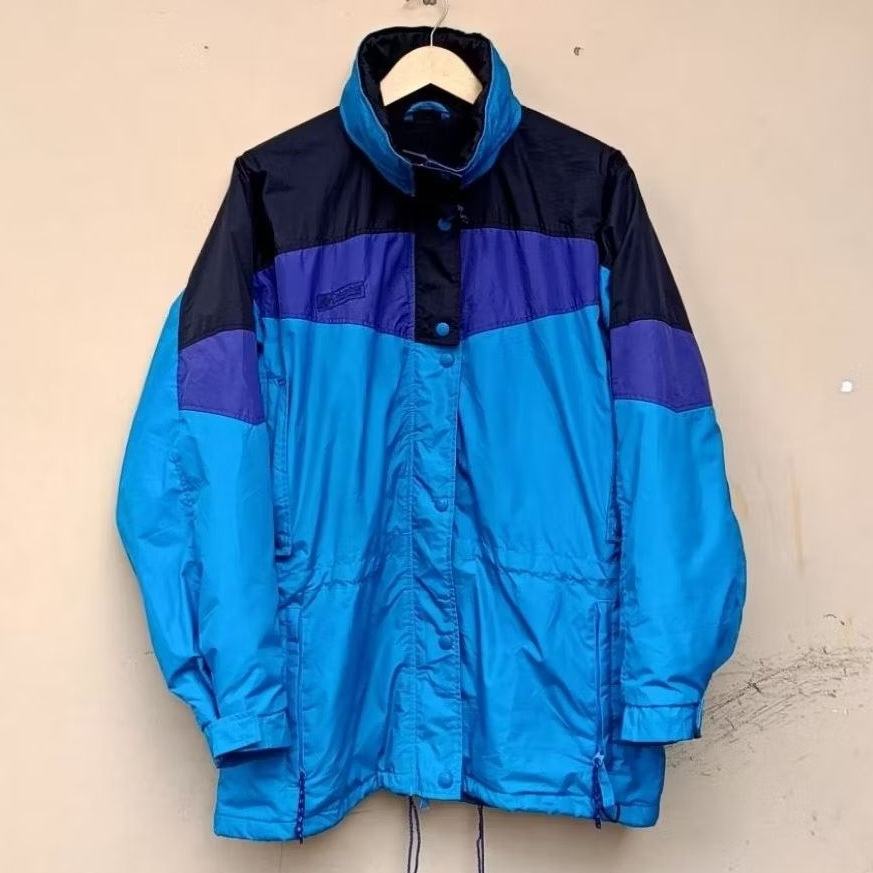 Jacket columbia outdoor 80s vintage colorblock