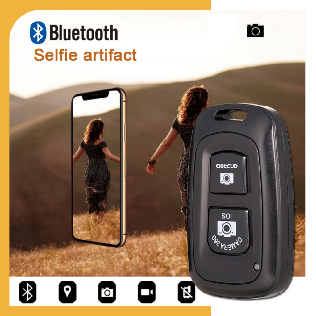 ZIFU  Tomsis Remote Bluetooth Kamera Hp/Remote Shutter Kamera Android IOS/Remote Wireless