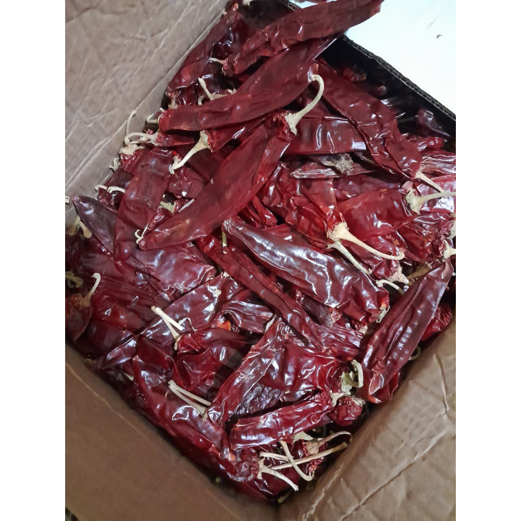 Lombok Besar Kering 250gr / Lombok Ambulu / Lombok Habang / Dry Red Chili India / Bumbu Masak Habang