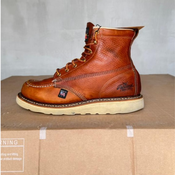 Thorogood 6 Inch Moc Toe Boot Size 8D