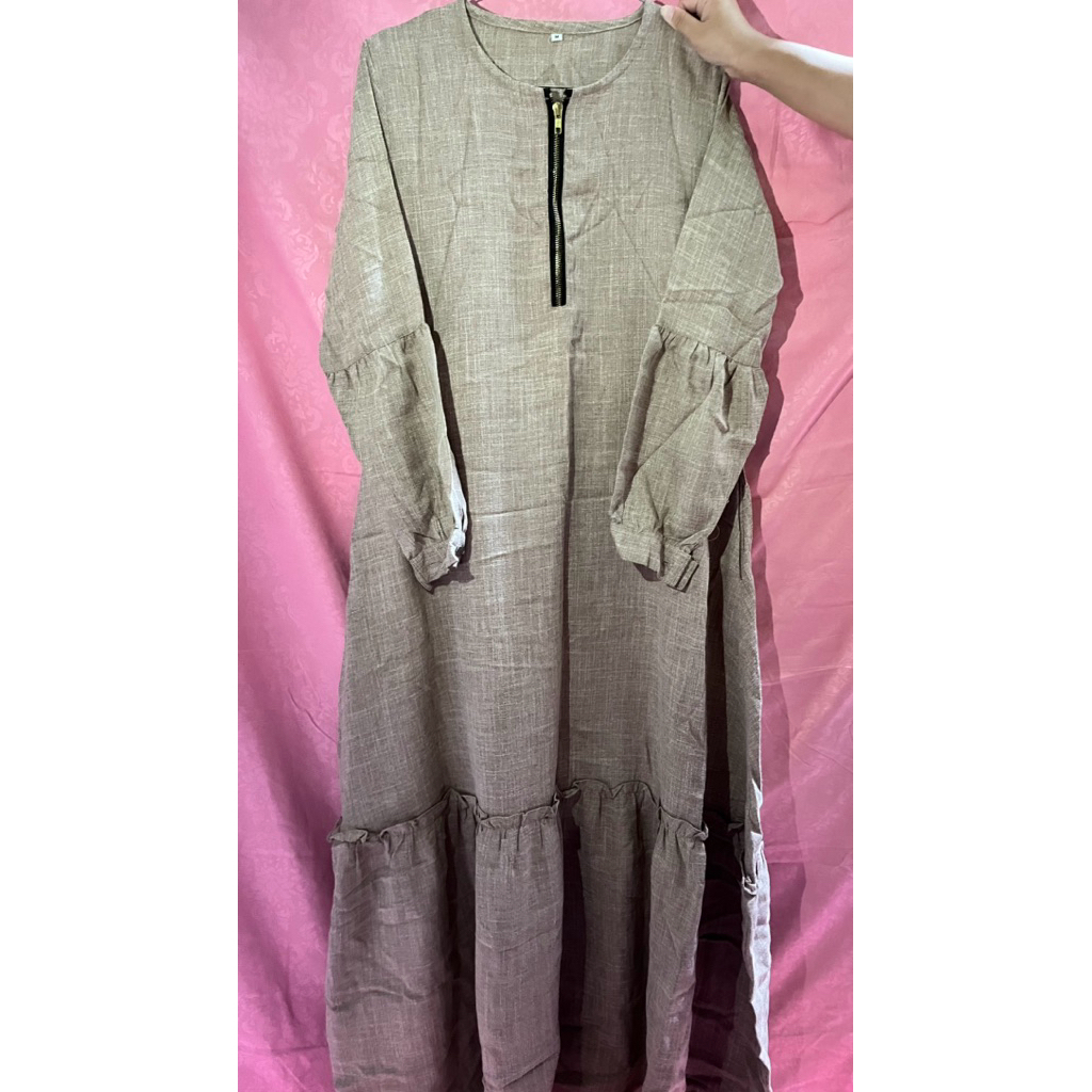 PRELOVED || Gamis Greenism Ukuran M