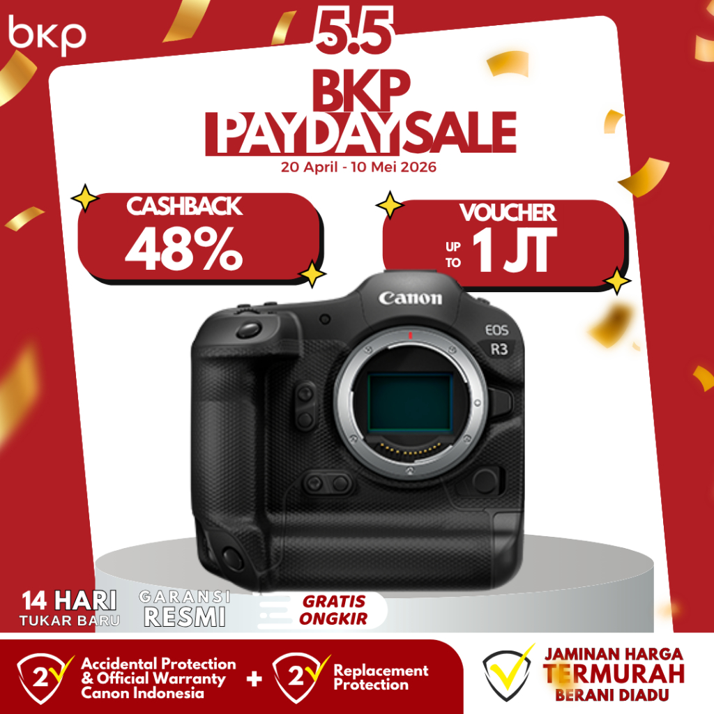 Canon EOS R3 Mirrorless Camera Canon EOS R 3 EOS R-3 GARANSI RESMI