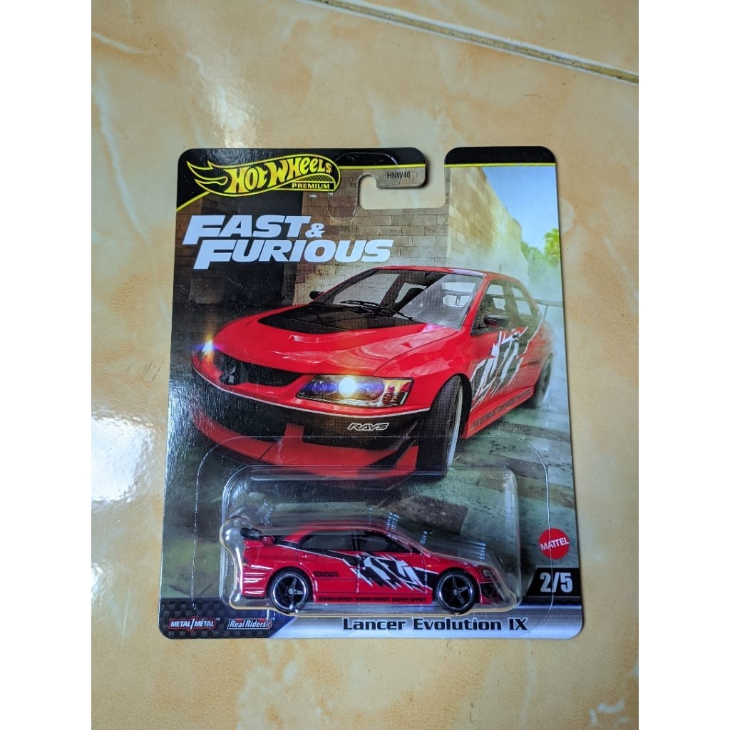 Hot wheels Lancer evo fast and furious