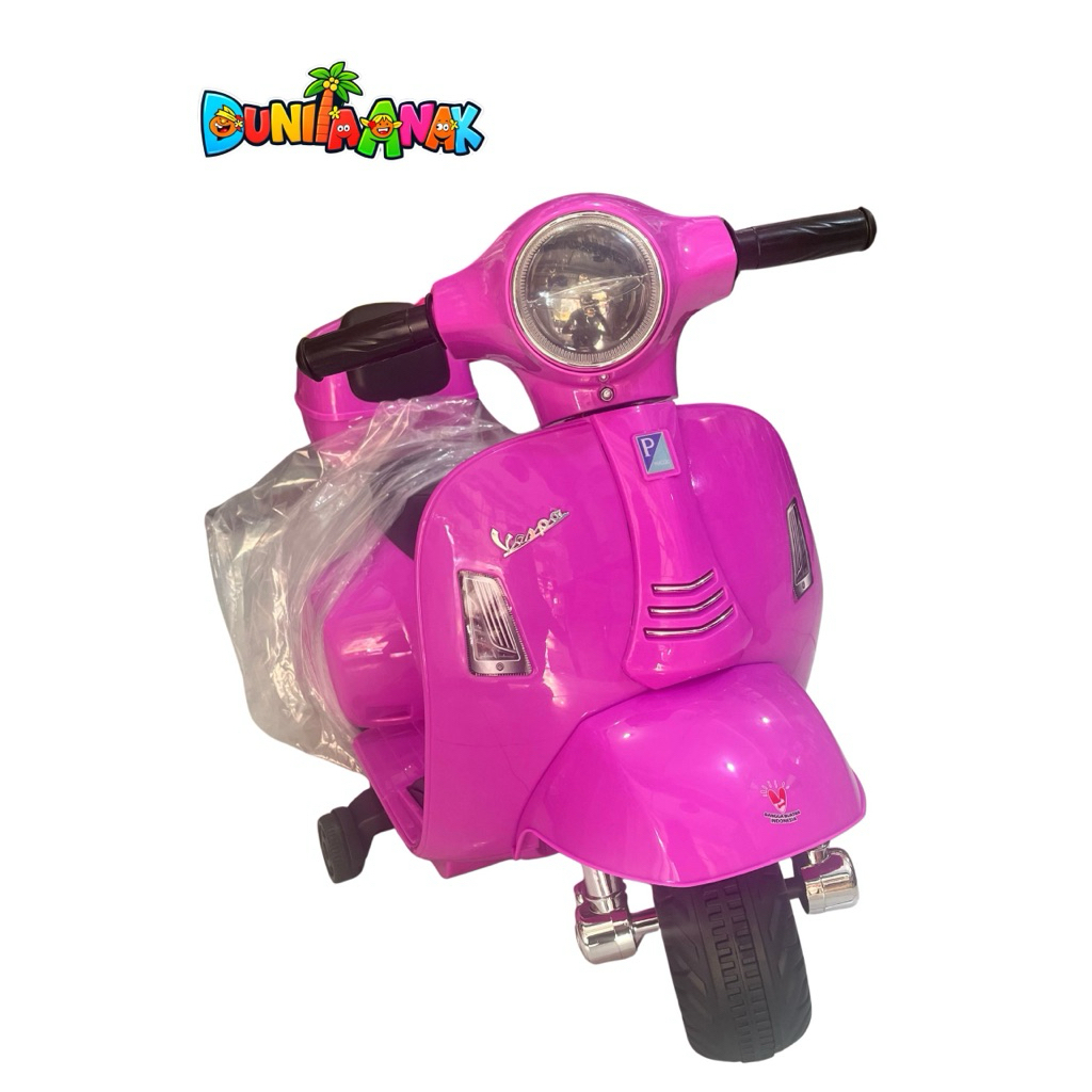 MAINAN ANAK MOTOR AKI VESPA