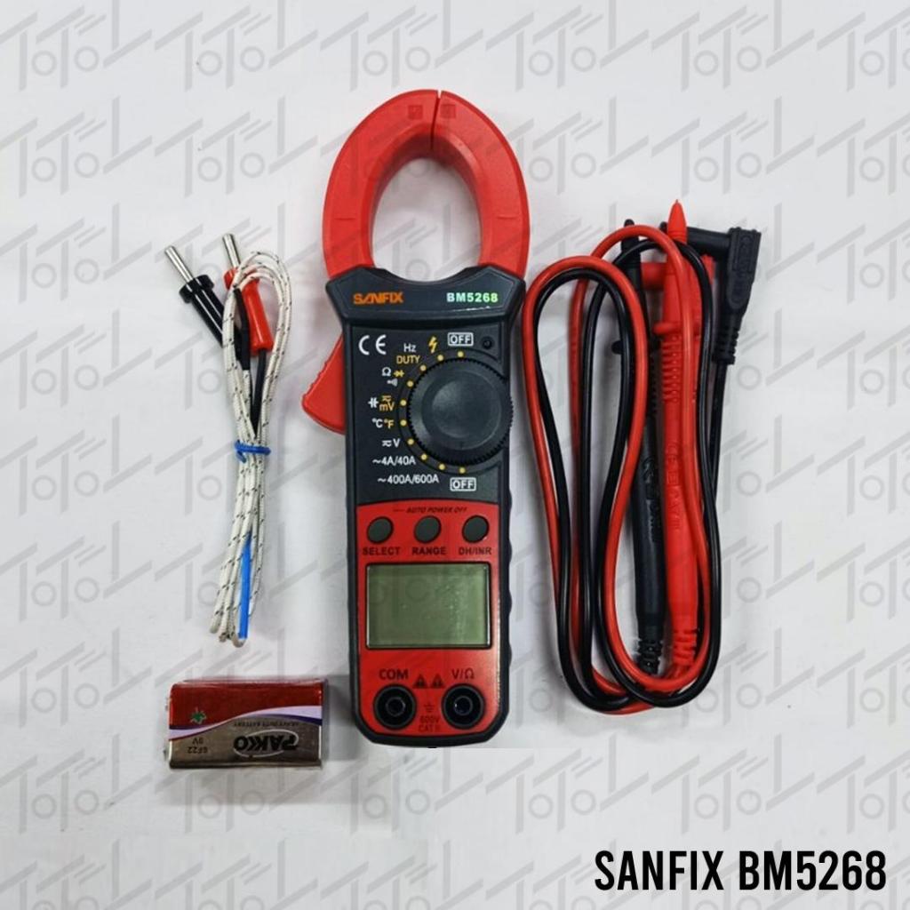 Sanfix BM5268 Tang Ampere AC 600A Temp / Clamp Meter AC Sanfix BM-5268
