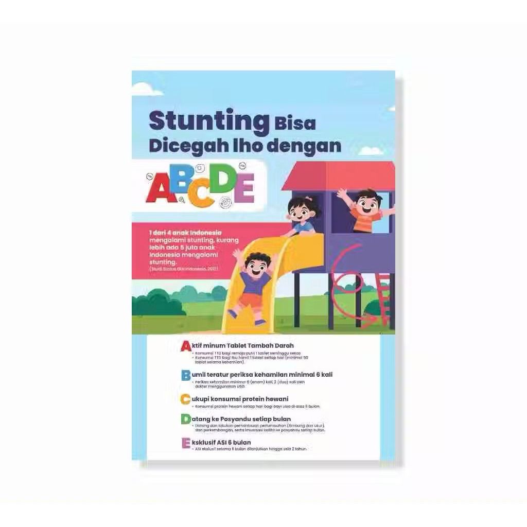 Poster Kesehatan, Stunting ABCD, Intervensi Stunting