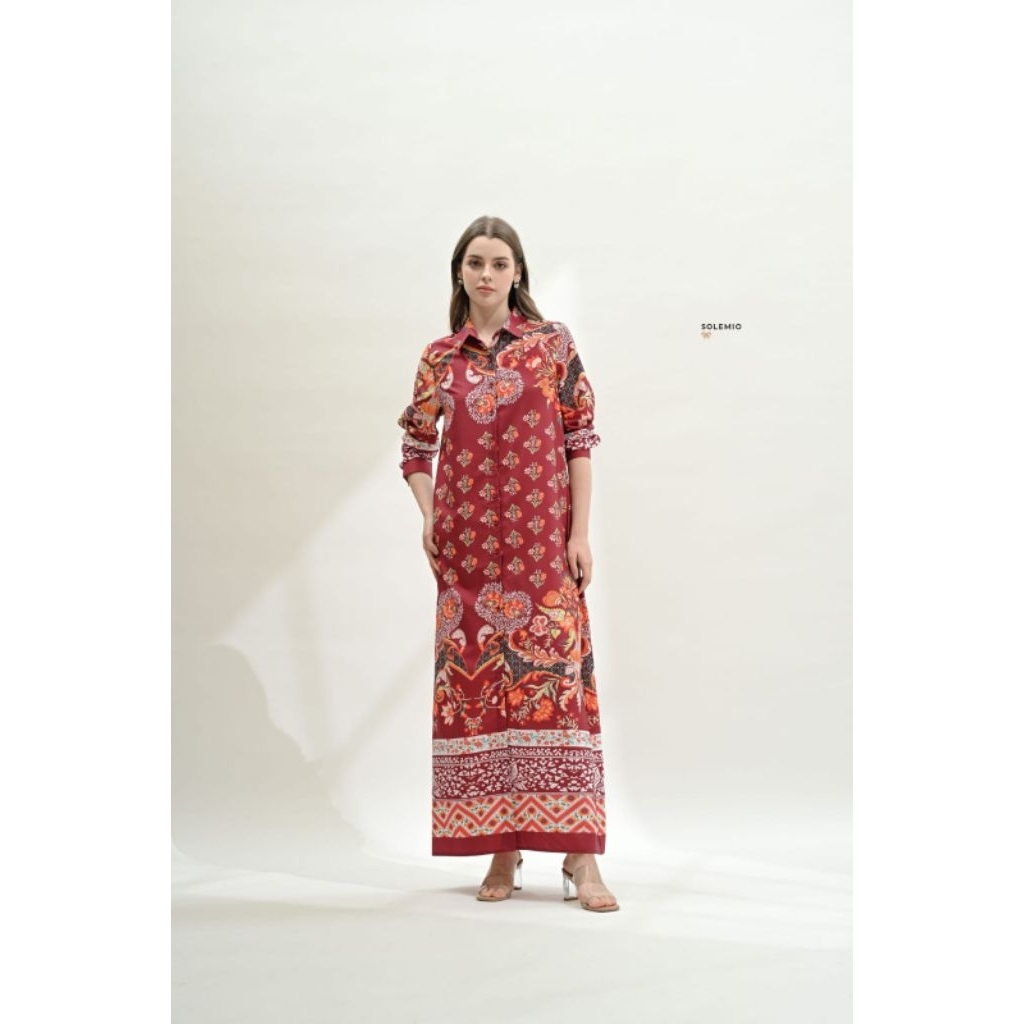 SOLEMIO MAXIDRESS / TERUSAN PANJANG / GAUN PESTA / GAMIS / BAJU MUSLIM  / OUTER PANJANG
