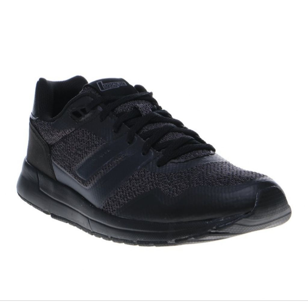 Sepatu League Hitam Full Strive Lite Bw Sneakers Cowo Pria Original