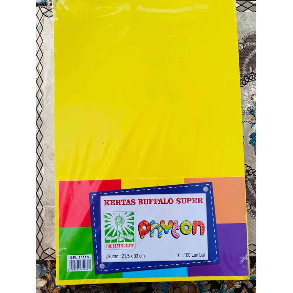 Sale Kertas Bufallo warna kuning