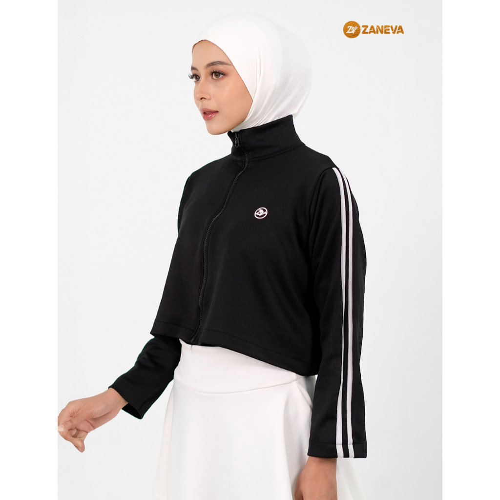Zaneva Sport – Blaze Outer Crop Sport | Outer Olahraga | Atasan Olahraga