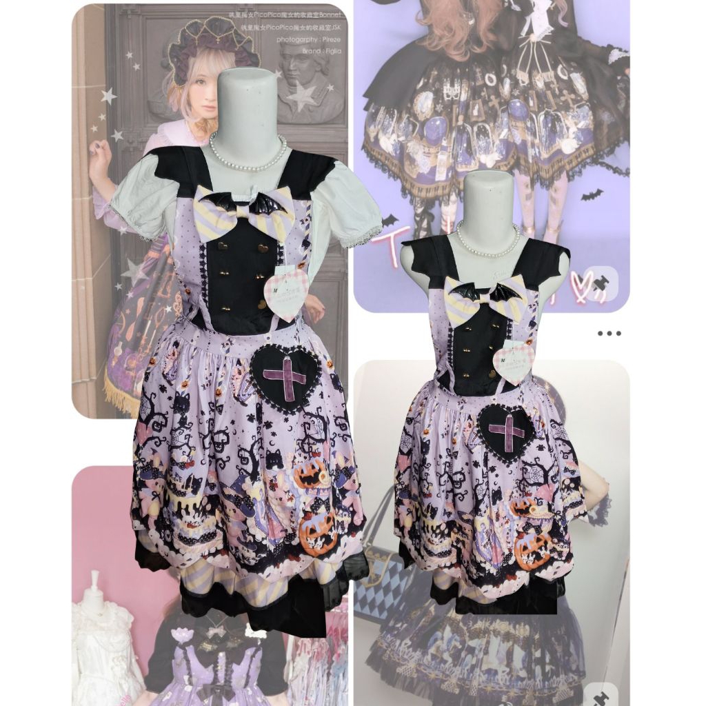 Lolita gothic hallowen / lolita dress / dark lolita / kawaii dress