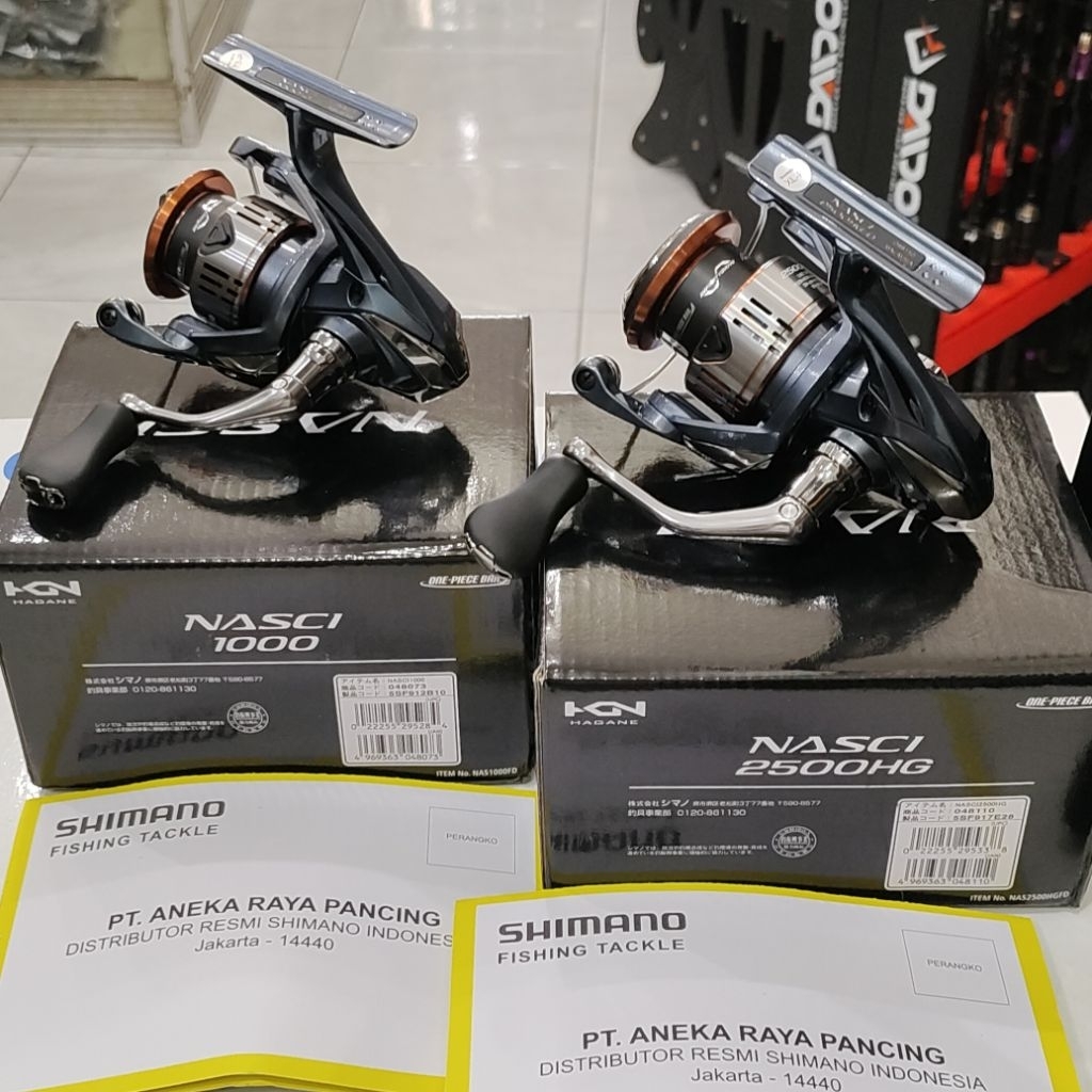 reel spinning shimano nasci 2025