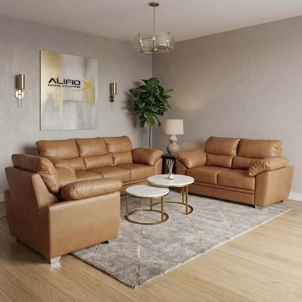 Sofa Minimalis/Type Boxer 321 /ALIFIO/Syntethic Leather/Premium Quality