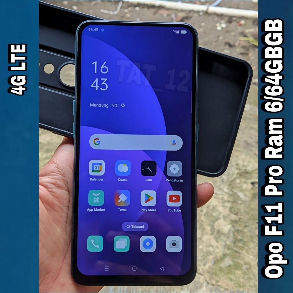 Opo F11 Pro Ram 6GB Internal 64GB Sinyal 4G (LTE) Second Original Resmi Siap Pakai Normal Berkualita